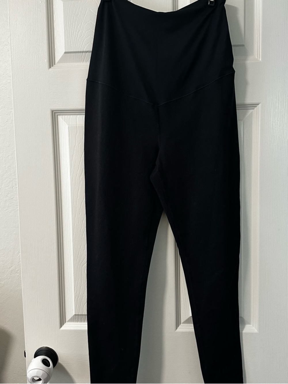 Zella Black Activewear Maternity Leggings size large
